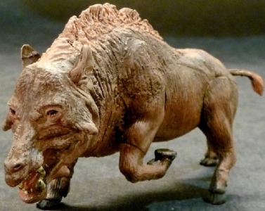 Kitbashed Entelodont 1/40 Scale