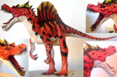 Angry Red Spinosaurus - 1/25 Scale